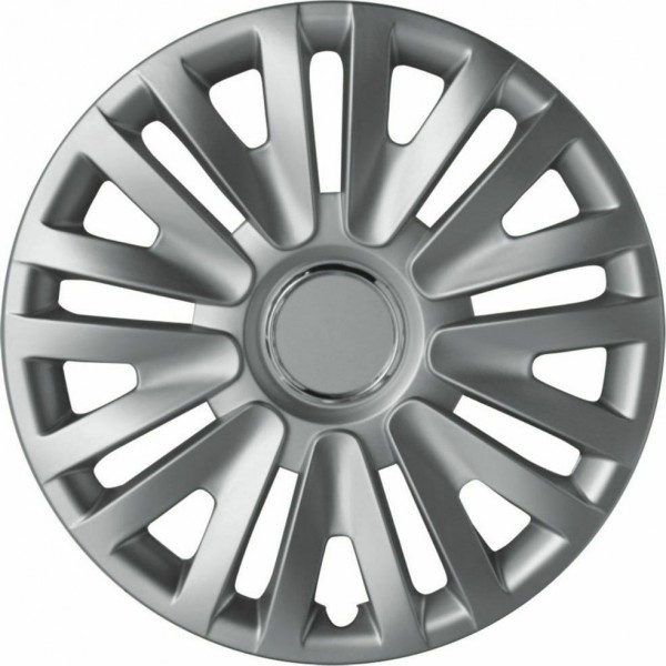 Τάσια αυτοκινήτου WJ-5063-15-A - 15" ιντσών - Ασημί - 4 τμχ.