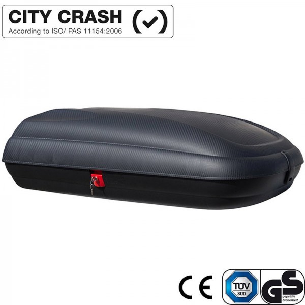 Μπαγκαζιέρα Art Plast 169x79x37.5cm με κλειδί 400 λίτρα carbon 