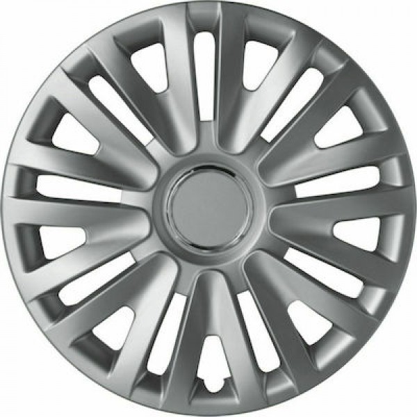 Τάσια αυτοκινήτου WJ-5063-16-A - 16" ιντσών - Ασημί - 4 τμχ.